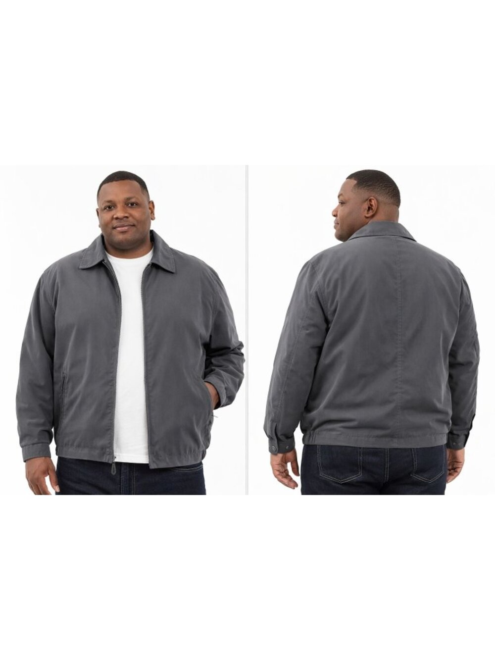 3XT London Fog Auburn Zip-Front Golf Jacket Wind & Water Resistant NWT